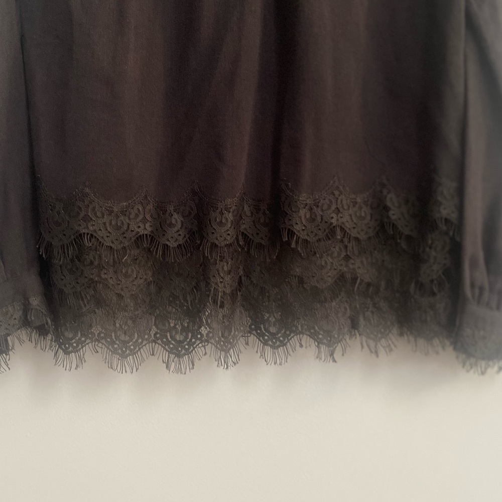 Calypso St. Barth slate gray long sleeve top - Picture 11 of 14